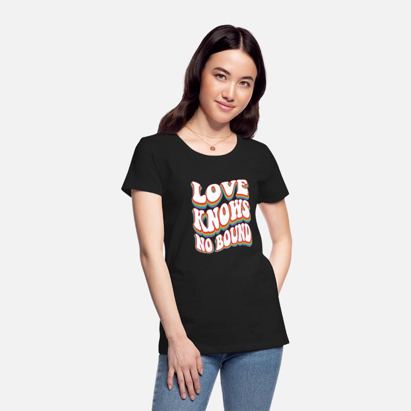 Love Knows No Bound W Pride Rainbow LGBTQ+