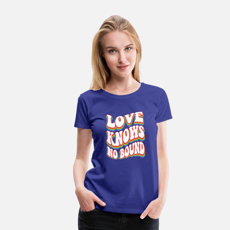 Love Knows No Bound W Pride Rainbow LGBTQ+