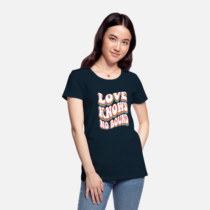 Love Knows No Bound W Pride Rainbow LGBTQ+