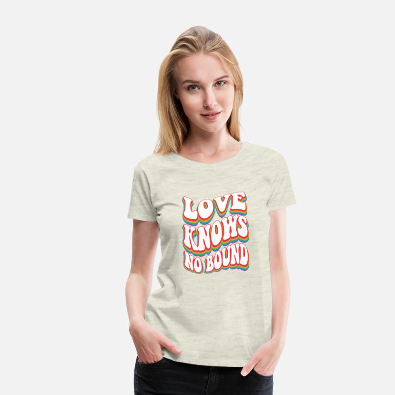 Love Knows No Bound W Pride Rainbow LGBTQ+
