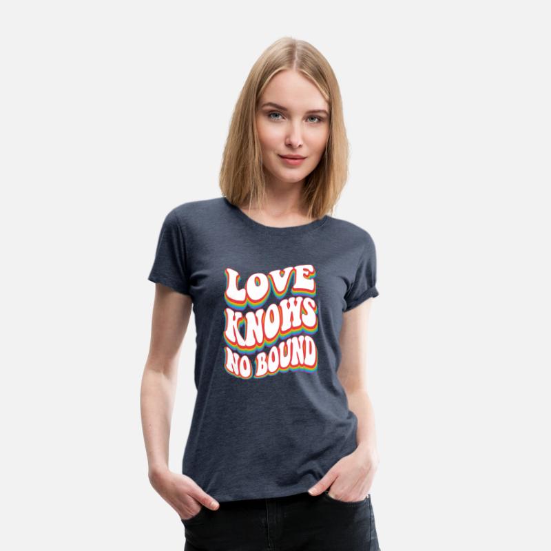 Love Knows No Bound W Pride Rainbow LGBTQ+