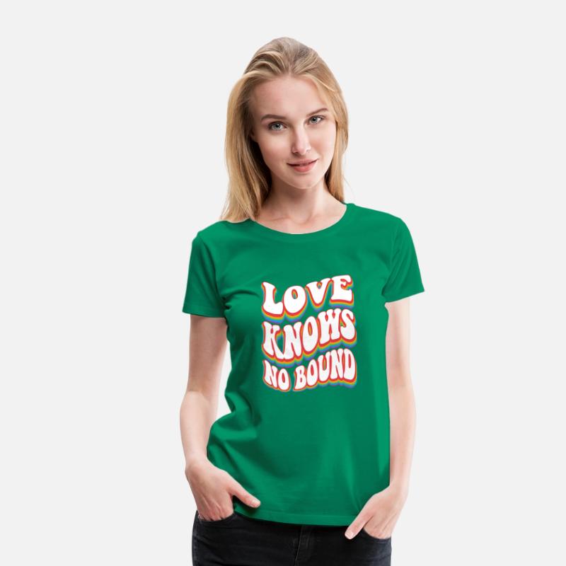 Love Knows No Bound W Pride Rainbow LGBTQ+