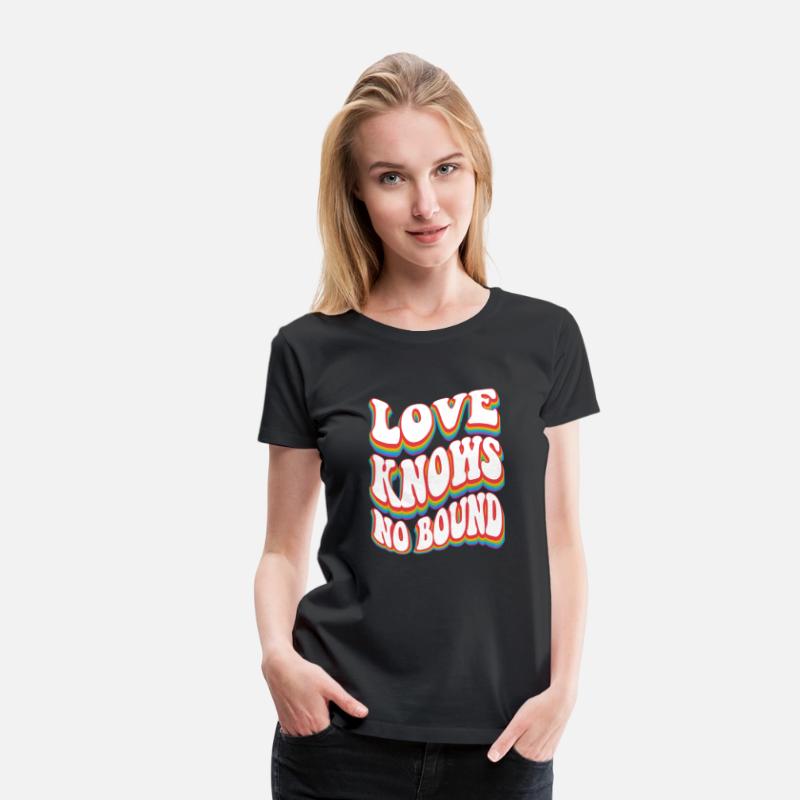 Love Knows No Bound W Pride Rainbow LGBTQ+