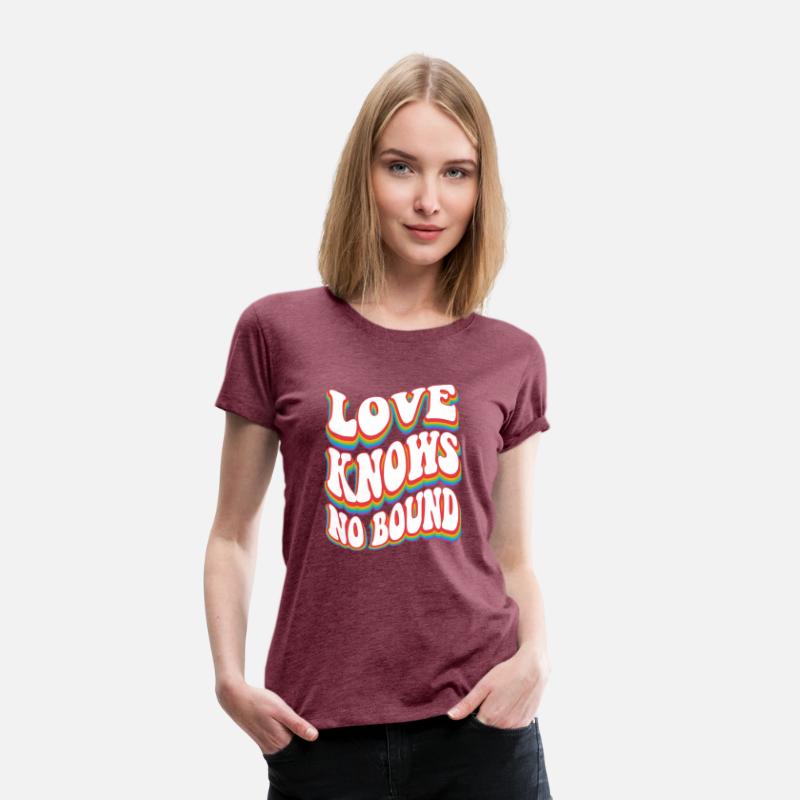 Love Knows No Bound W Pride Rainbow LGBTQ+