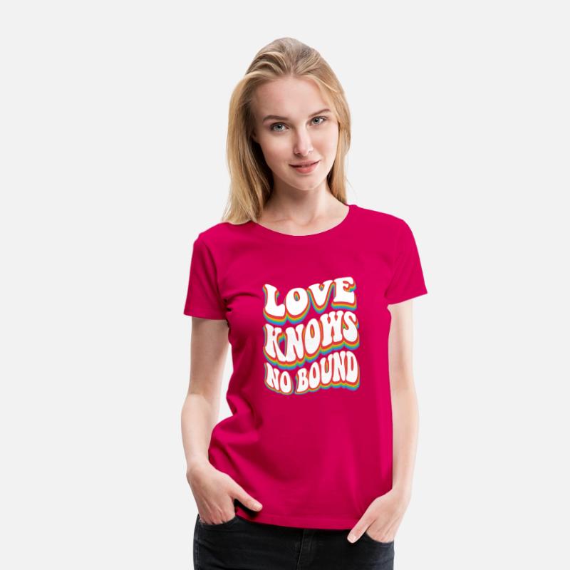 Love Knows No Bound W Pride Rainbow LGBTQ+