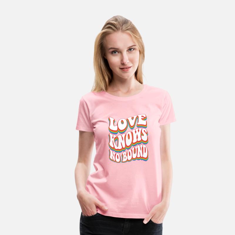 Love Knows No Bound W Pride Rainbow LGBTQ+