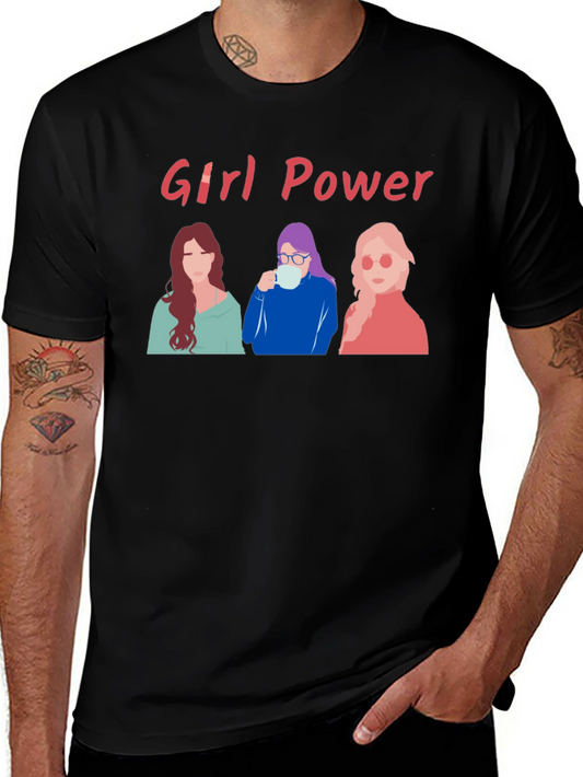 Girl Power Graphic Tee - Empowering Womens T-Shirt