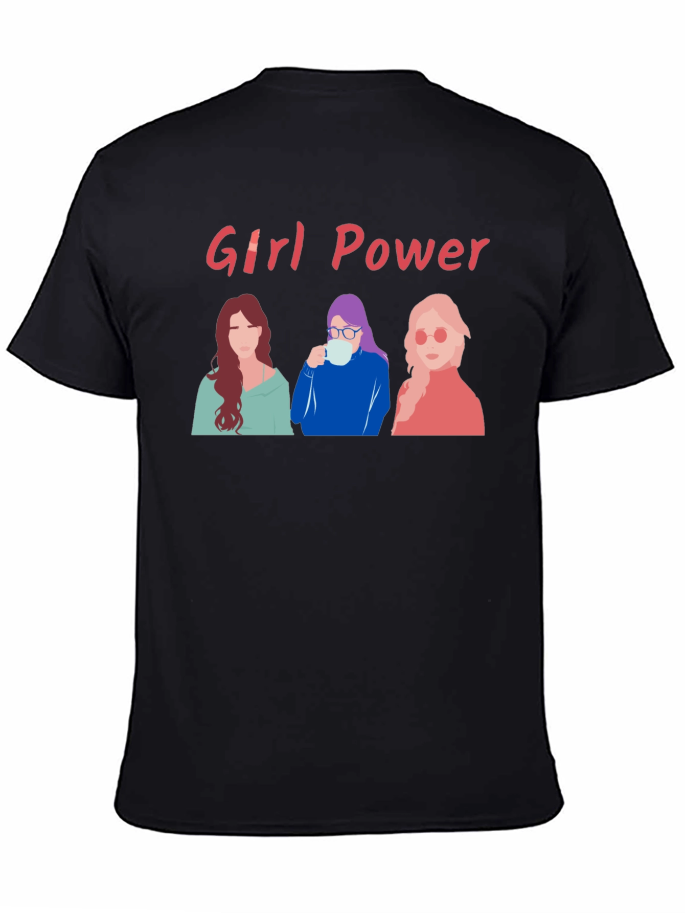 Girl Power Graphic Tee - Empowering Womens T-Shirt