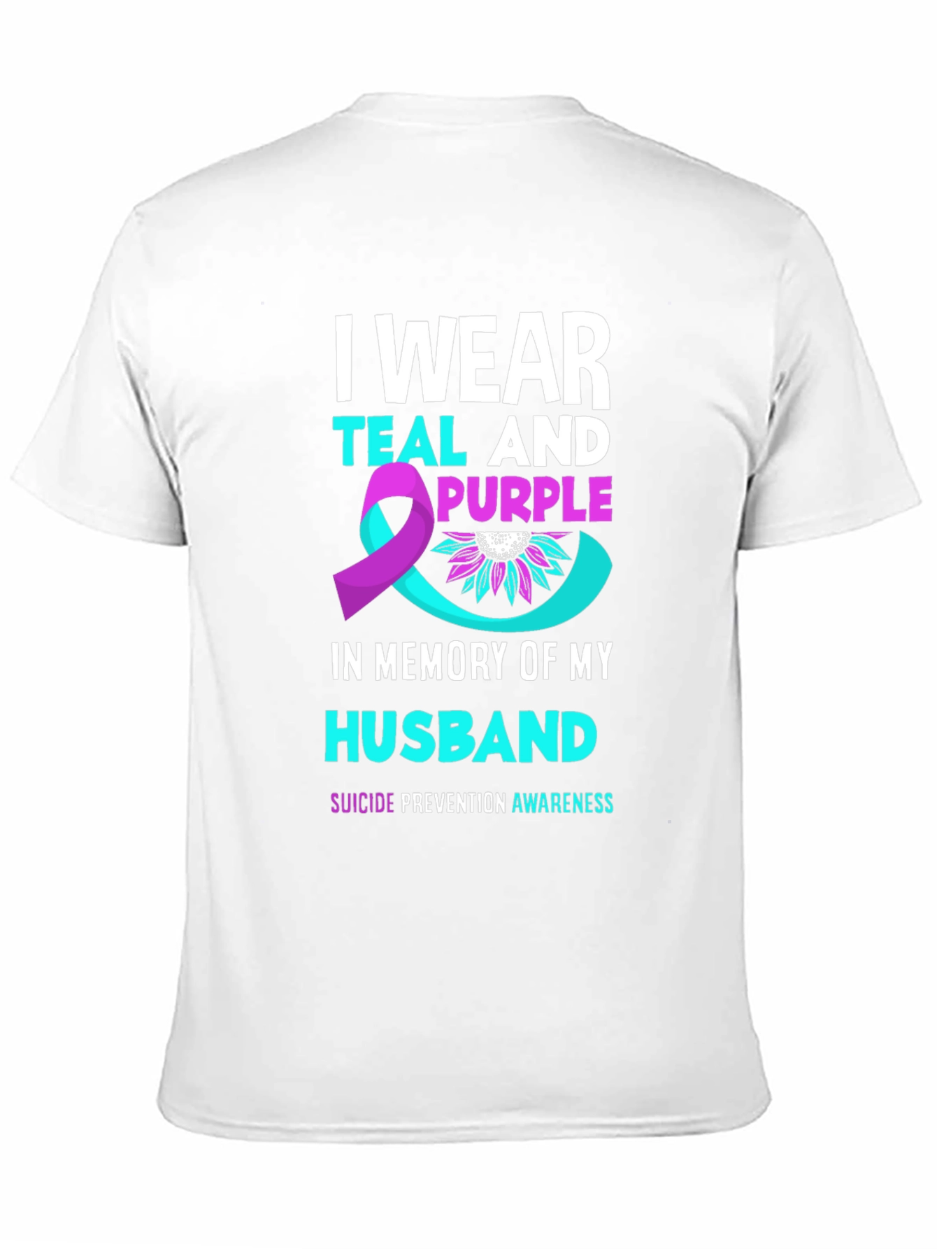 Teal and Purple Suicide Awareness T-Shirt