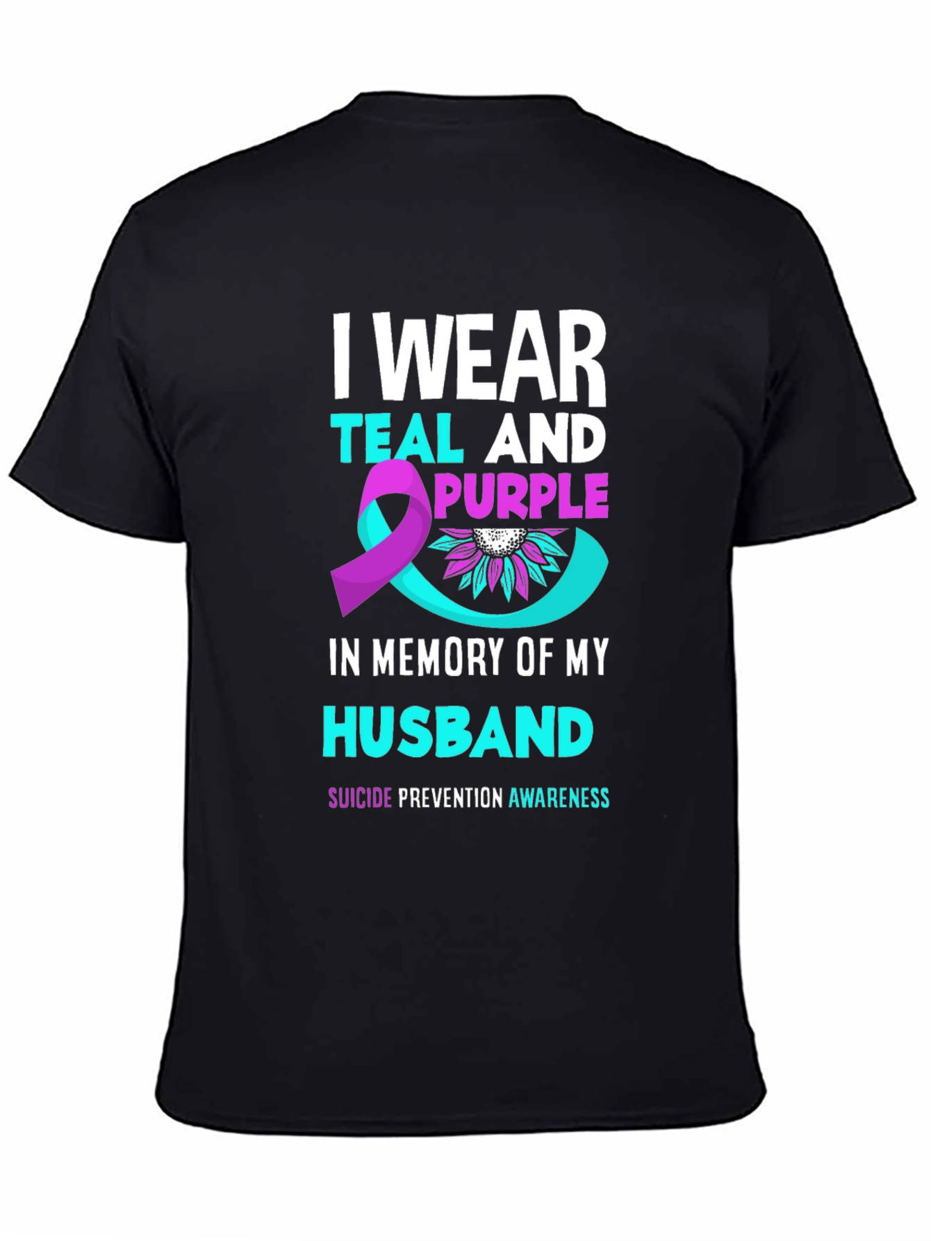 Teal and Purple Suicide Awareness T-Shirt