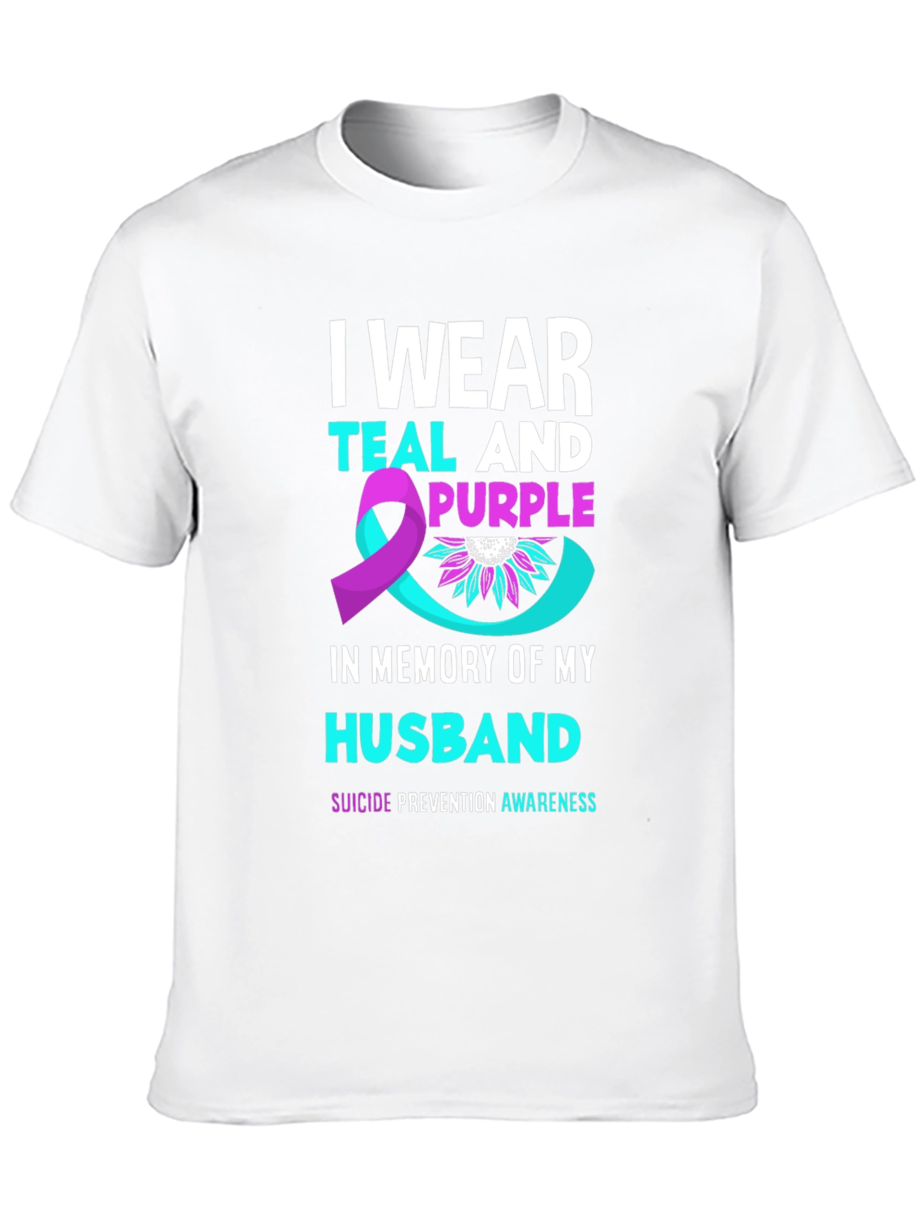 Teal and Purple Suicide Awareness T-Shirt