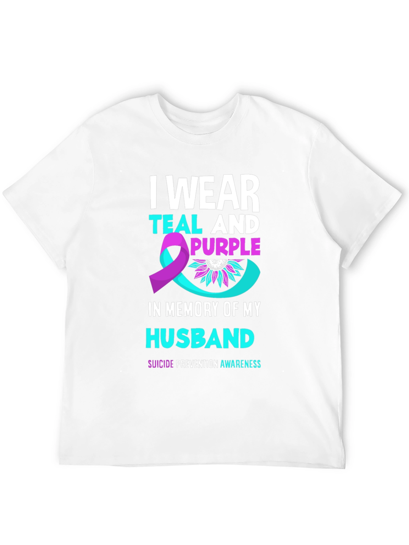 Teal and Purple Suicide Awareness T-Shirt
