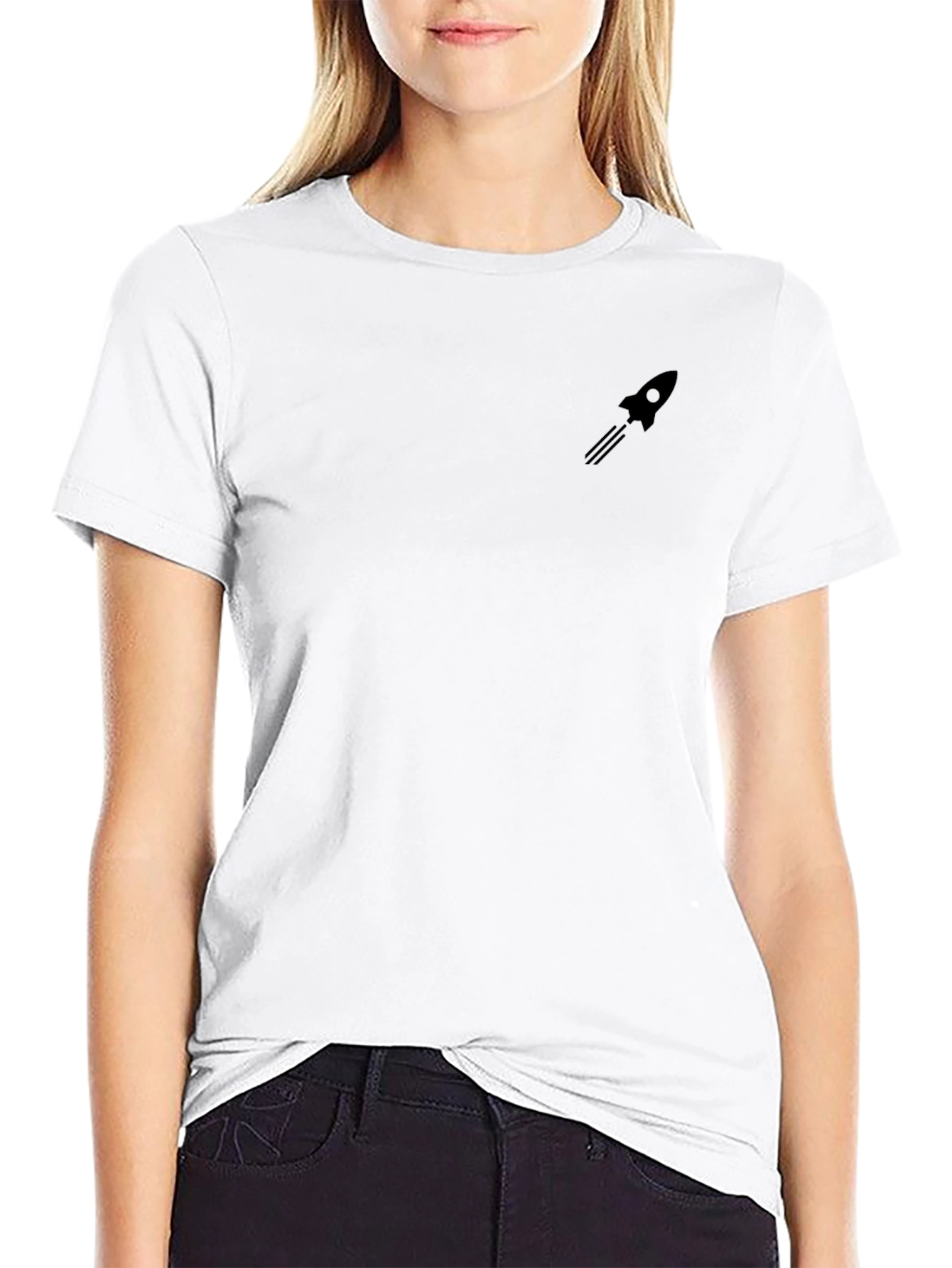 Black Rocket Graphic Tee - Modern Fit