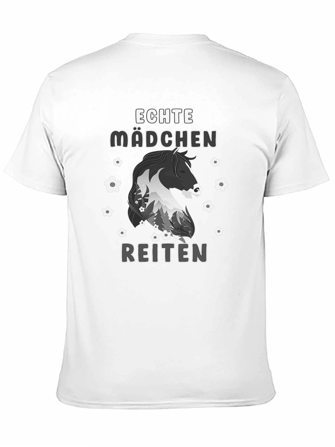 Echte Mädchen Reiten T-Shirt Horseback Riding Shirt