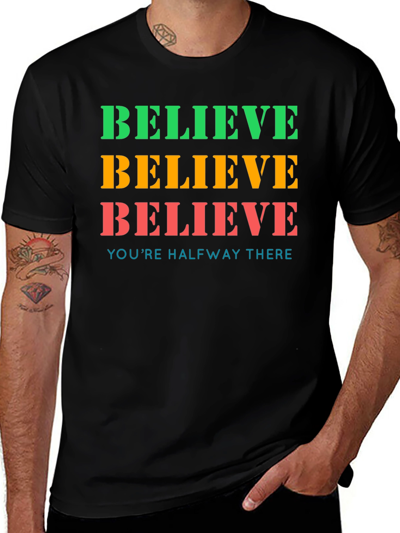 Believe T-Shirt: Motivational Graphic Tee
