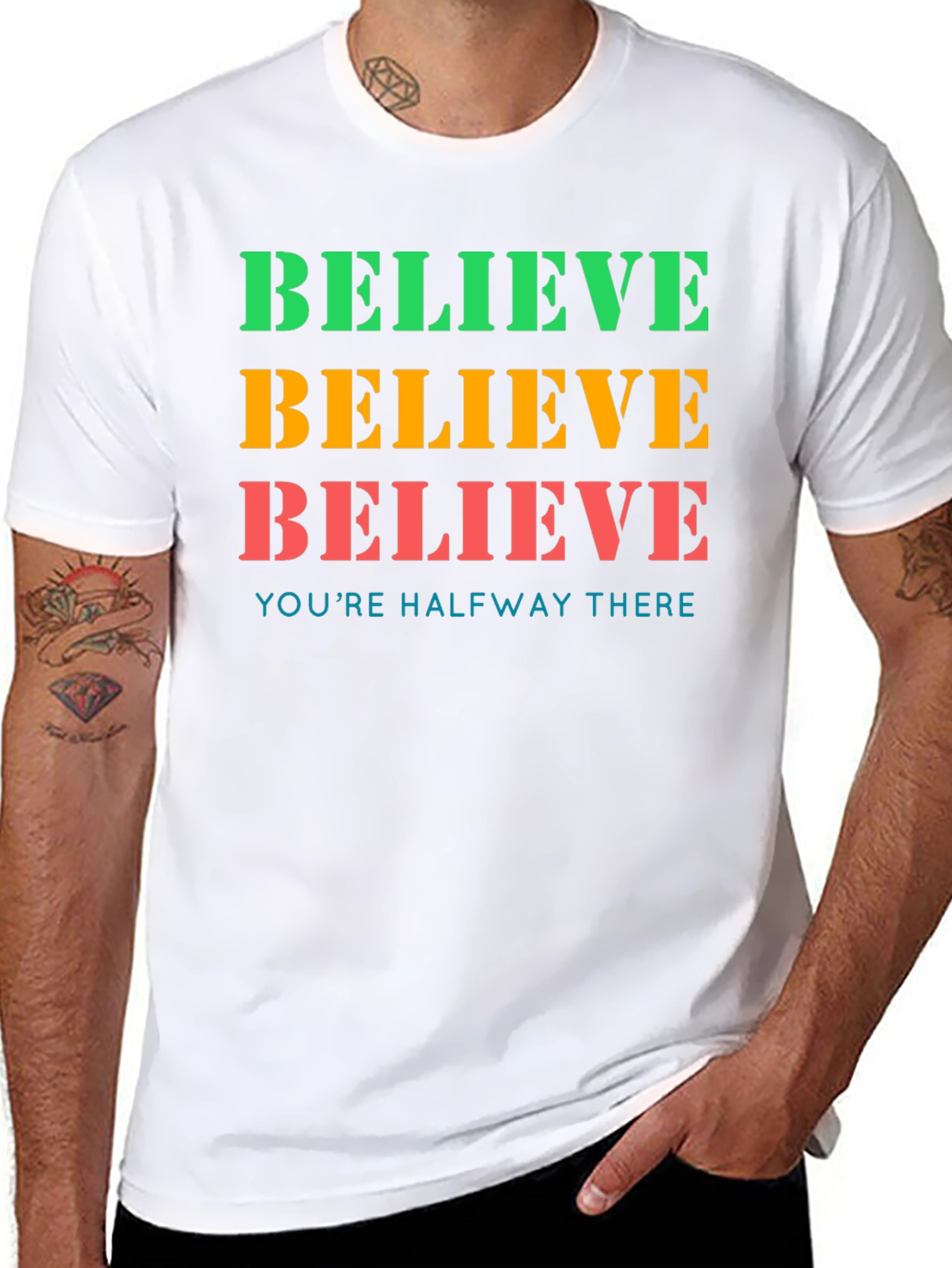 Believe T-Shirt: Motivational Graphic Tee