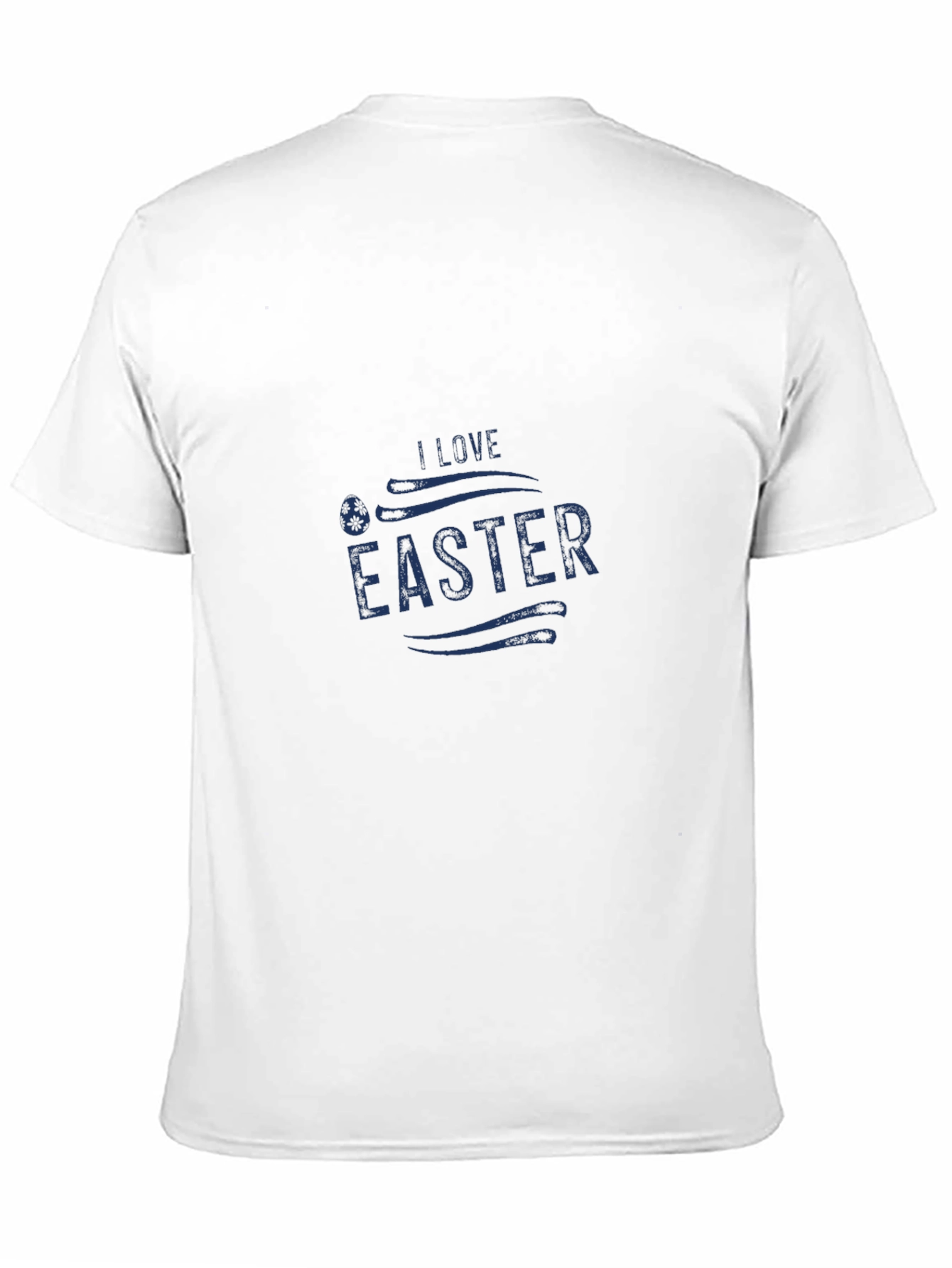 I Love Easter Graphic Tee - Black Casual T-Shirt