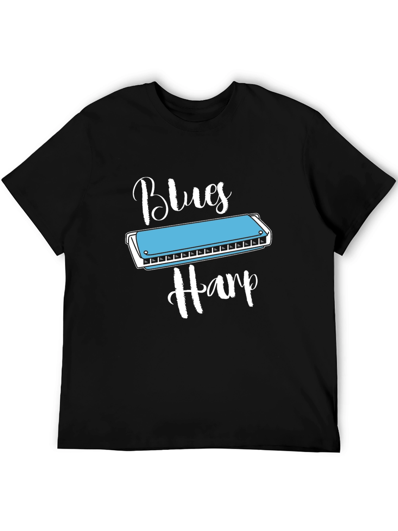 Blues Harp T-Shirt - Music Lover Tee