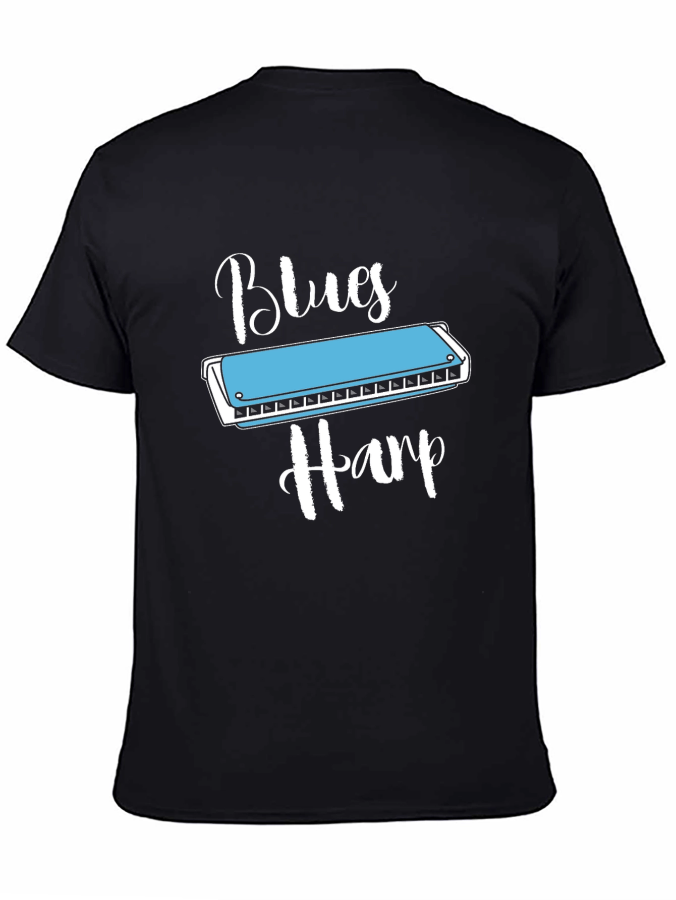 Blues Harp T-Shirt - Music Lover Tee