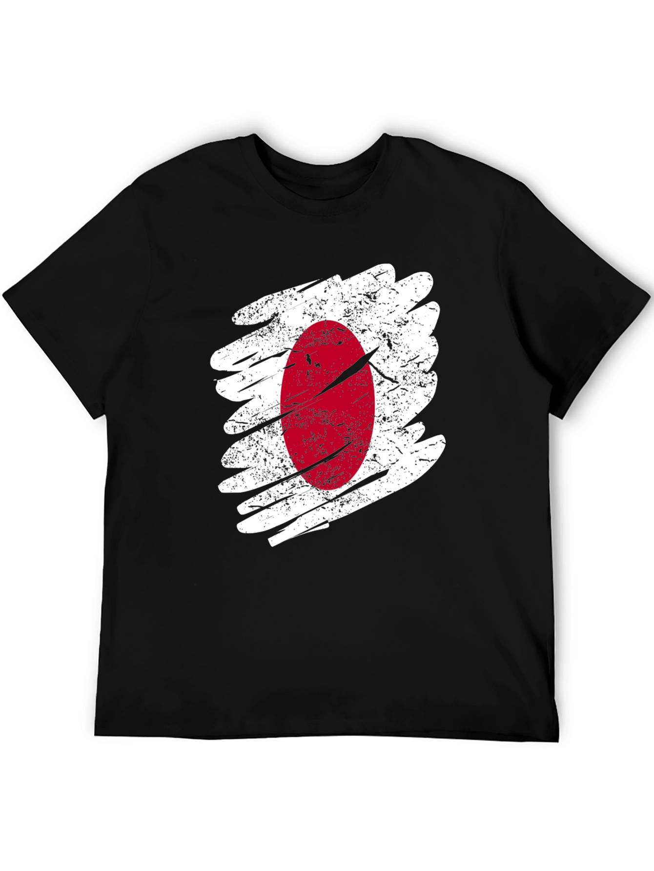 Japanese Flag Grunge Style T-Shirt
