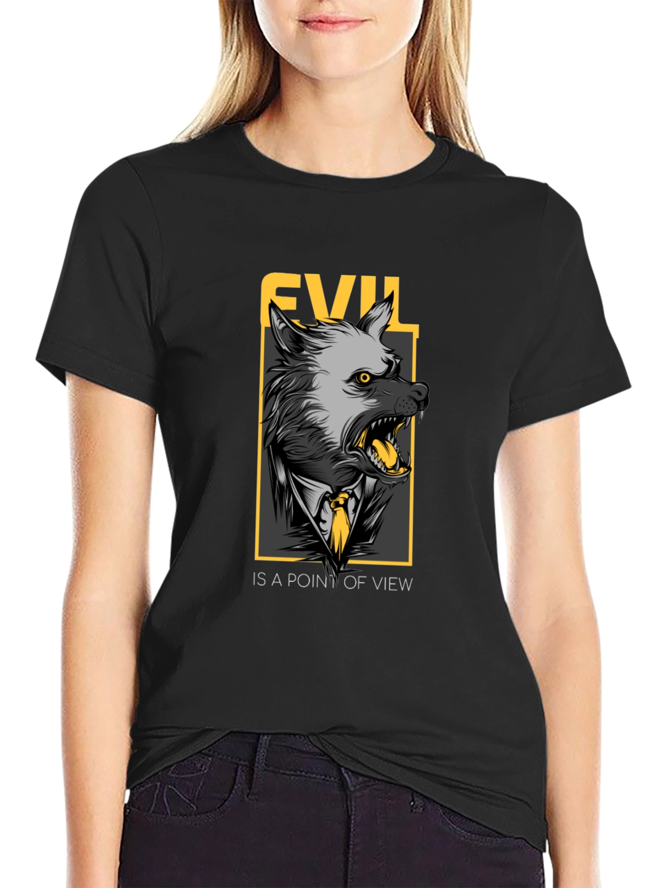 Evil Point of View Graphic T-Shirt