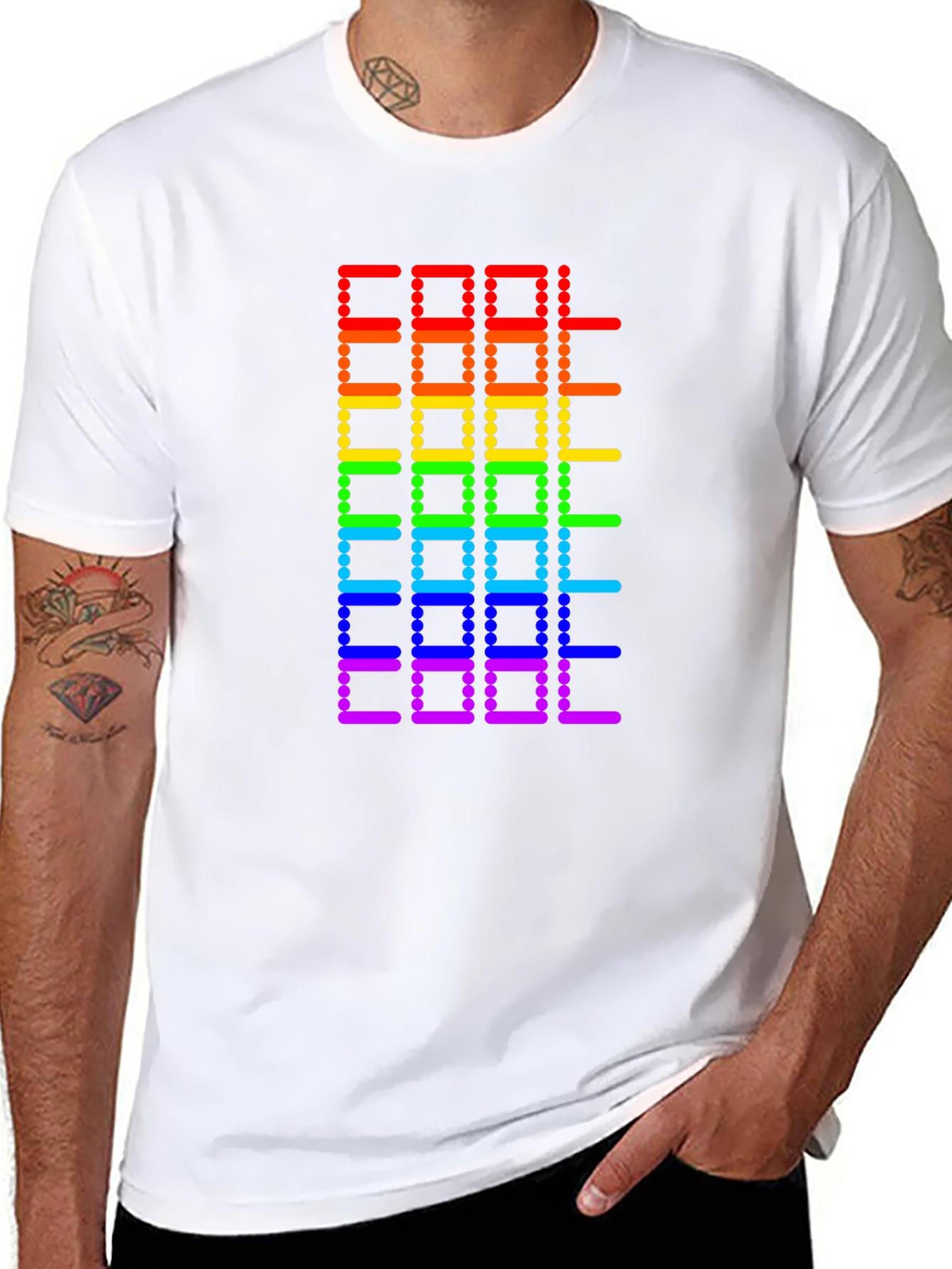 Rainbow COOL Graphic T-Shirt - Pride Apparel