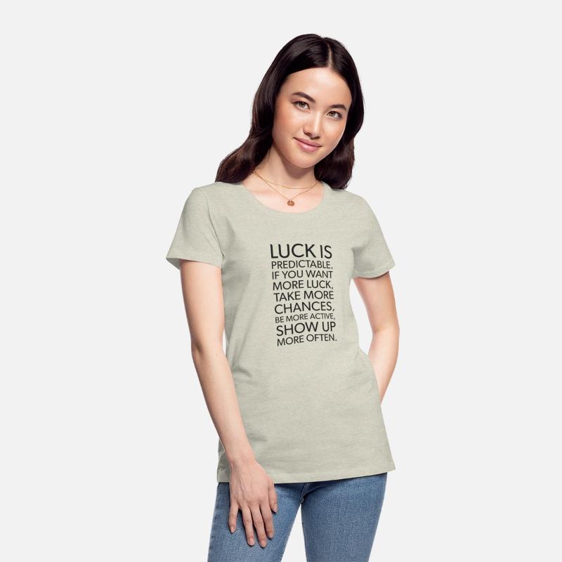 luck is predictable BLACK