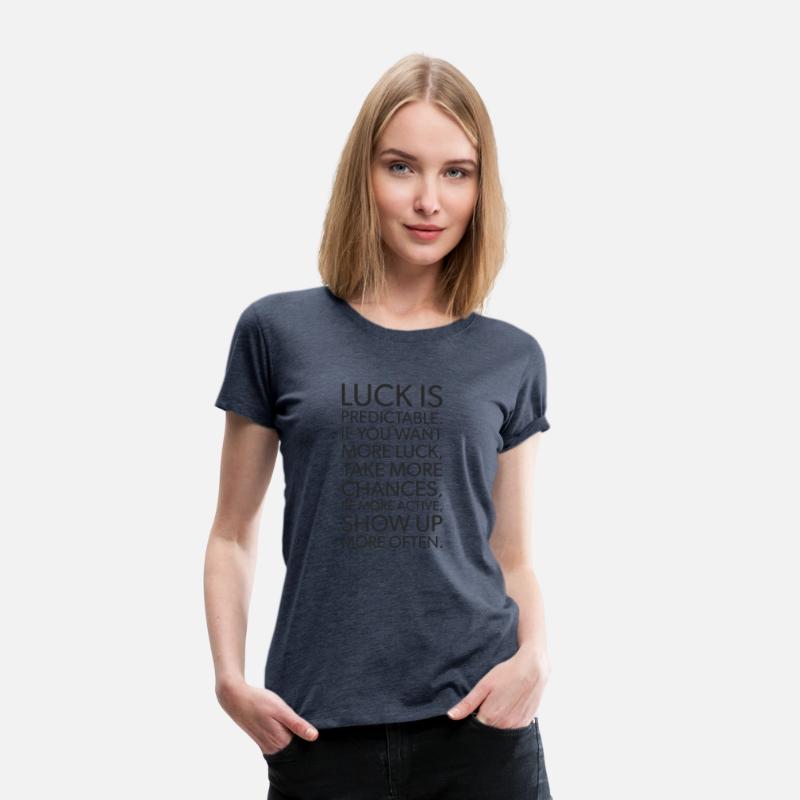luck is predictable BLACK