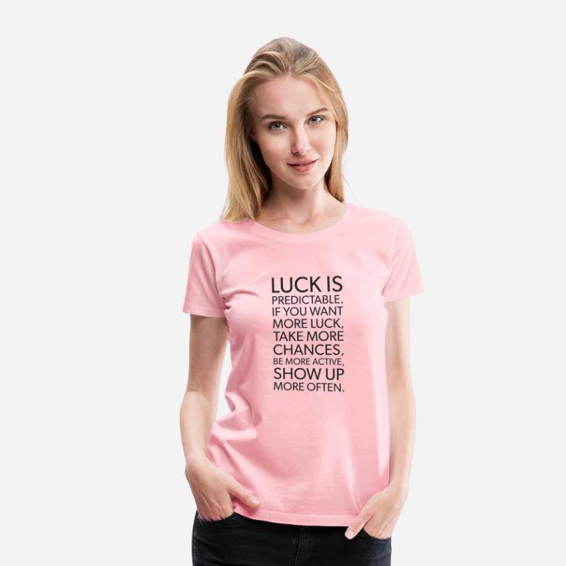 luck is predictable BLACK