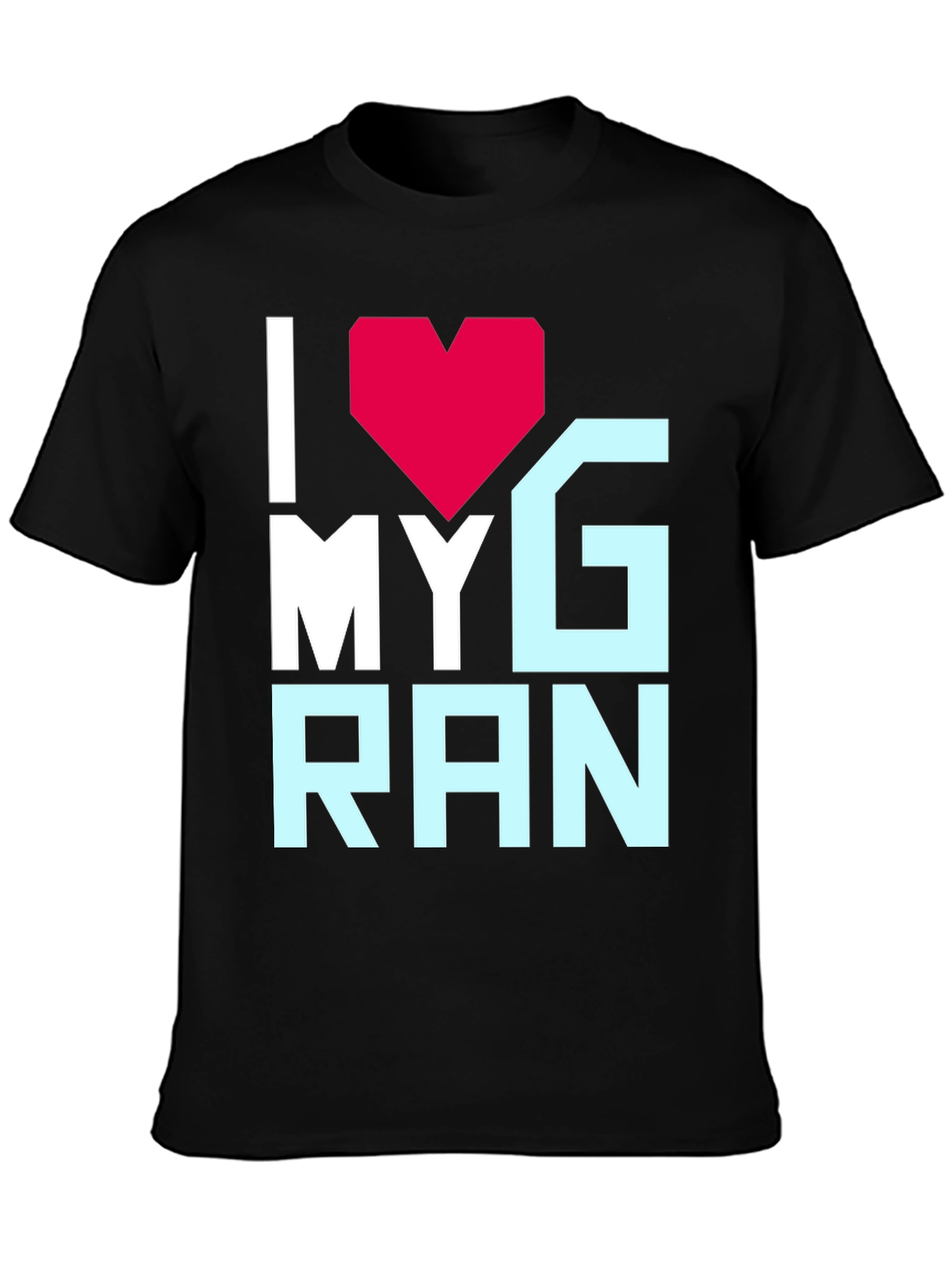 I Heart My Gran T-Shirt - Black Graphic Tee