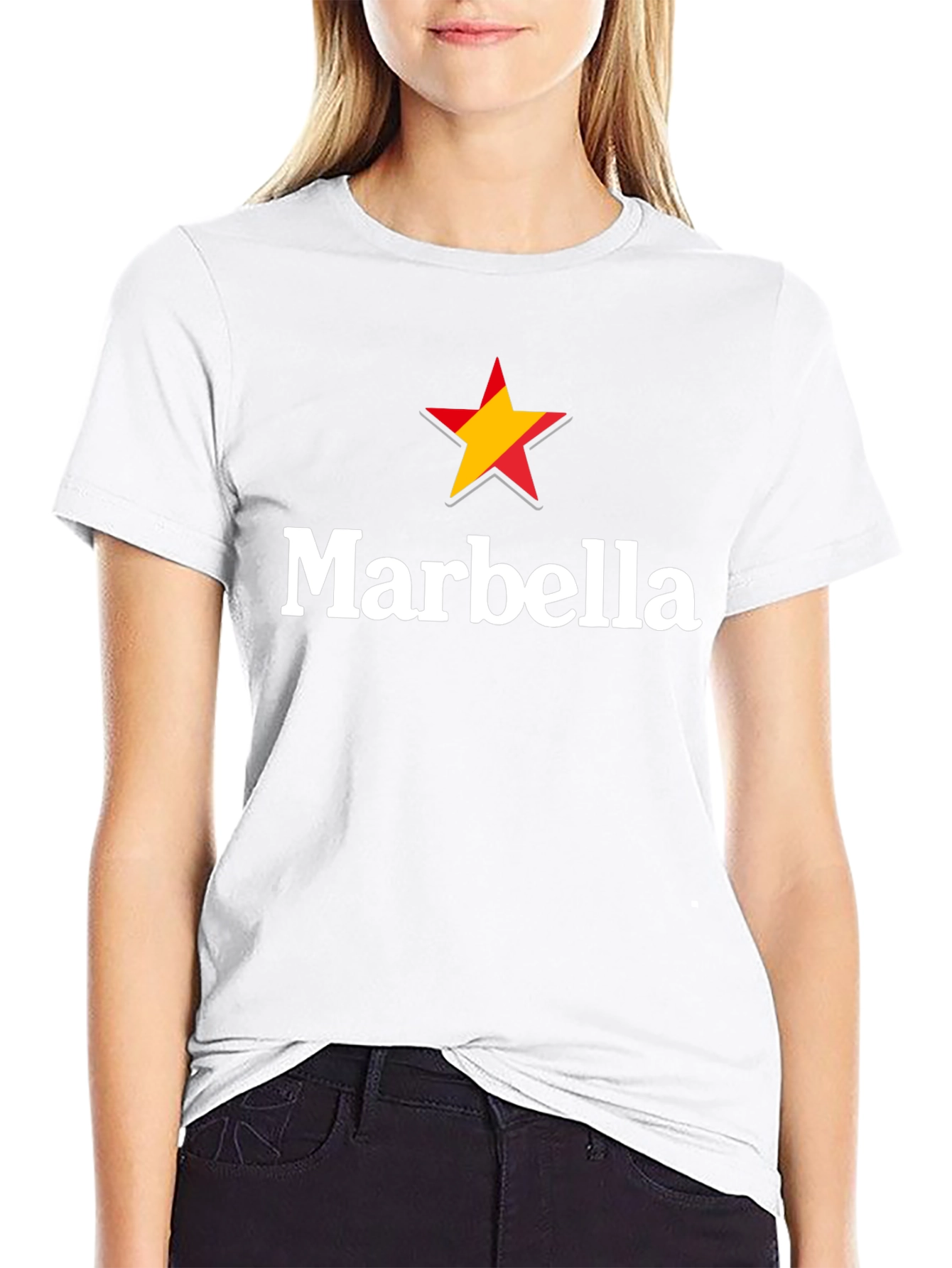 Marbella Star Graphic T-Shirt - Classic Comfort