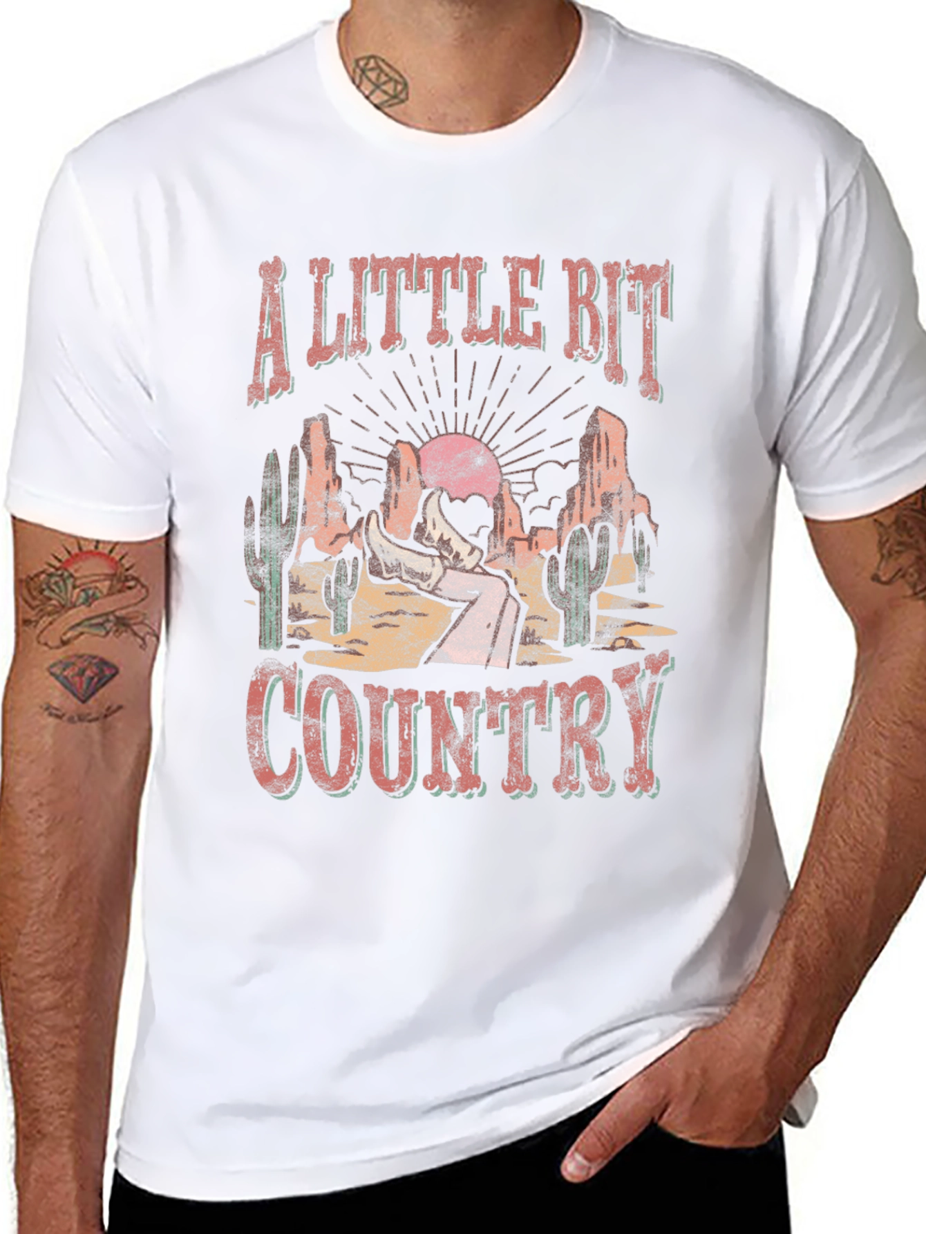 A Little Bit Country Graphic T-Shirt