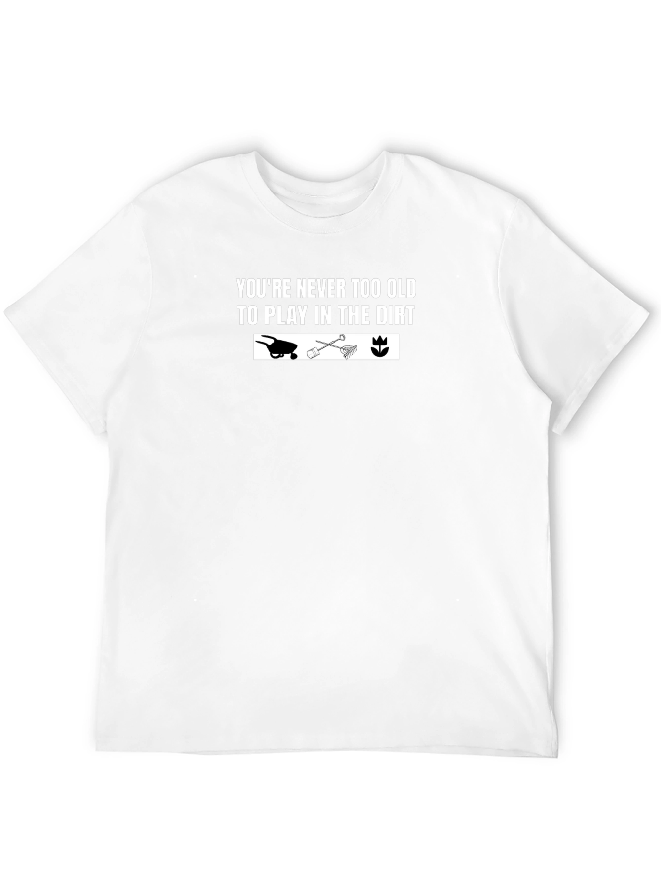 Never Too Old Gardening T-Shirt - Black