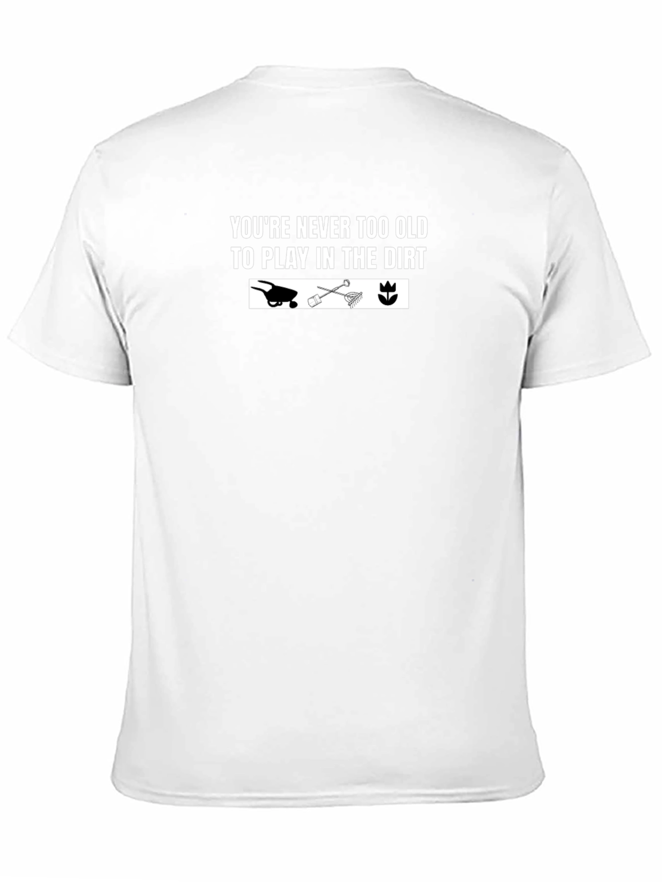 Never Too Old Gardening T-Shirt - Black