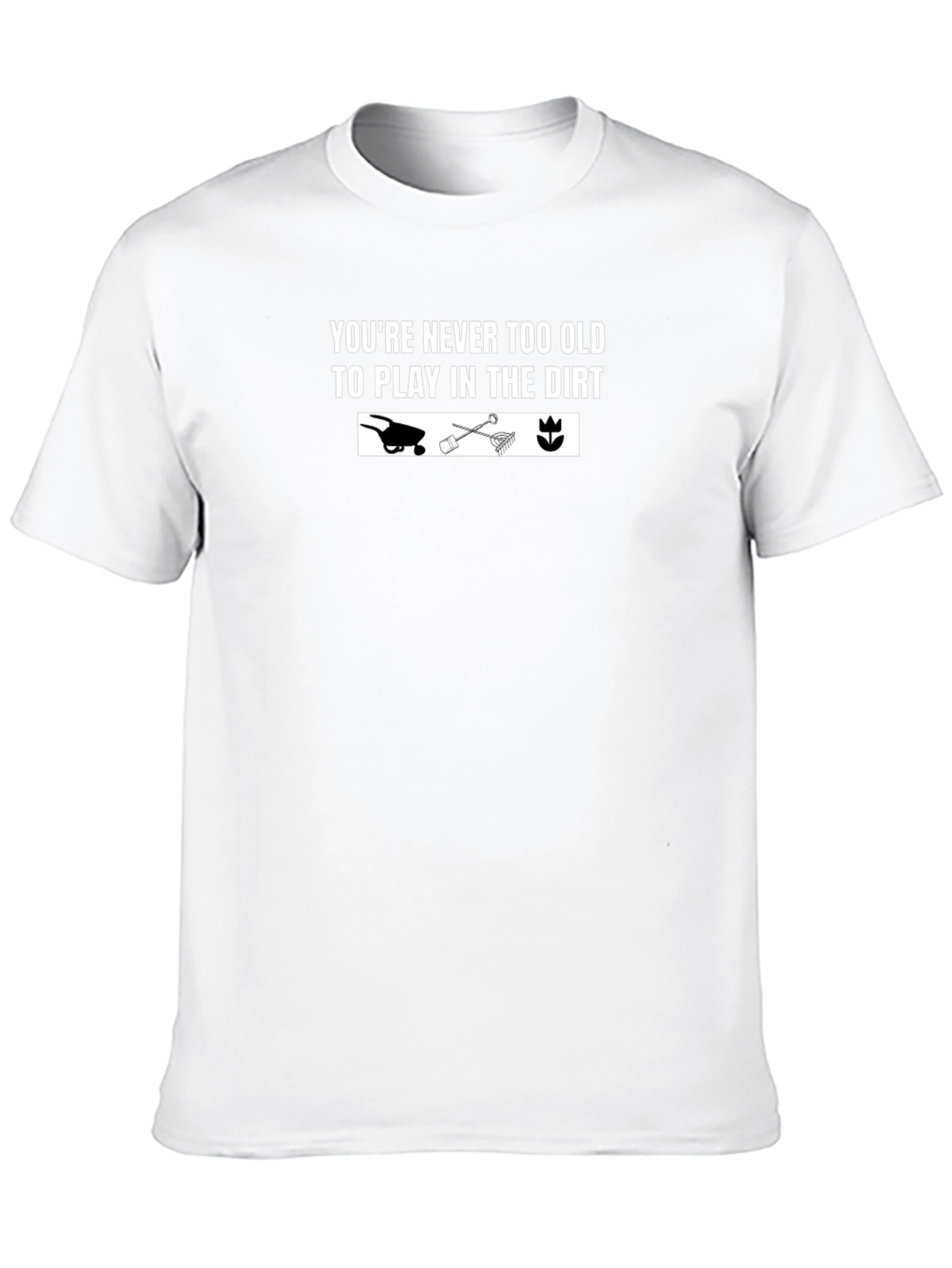 Never Too Old Gardening T-Shirt - Black