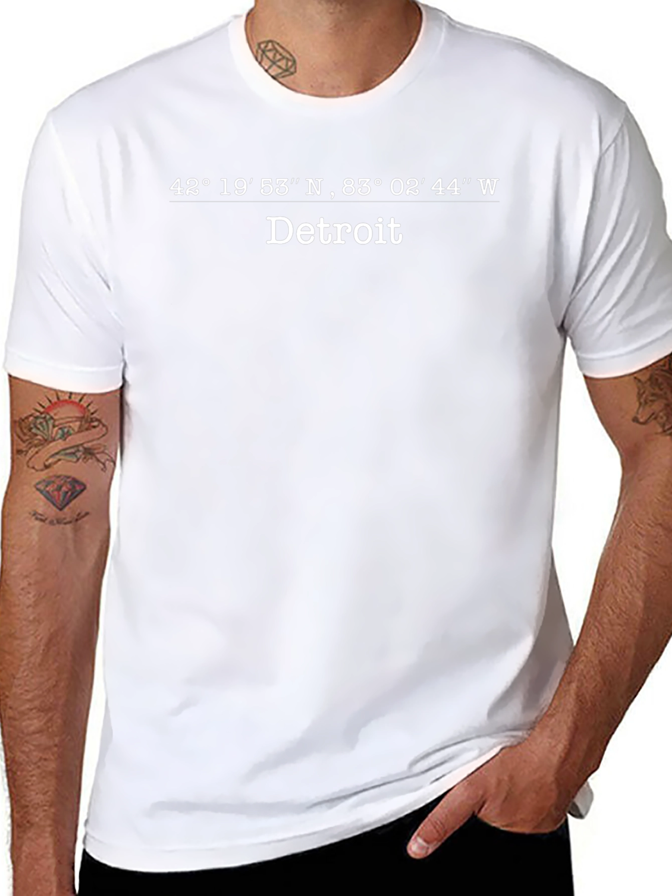 Detroit Coordinates T-Shirt