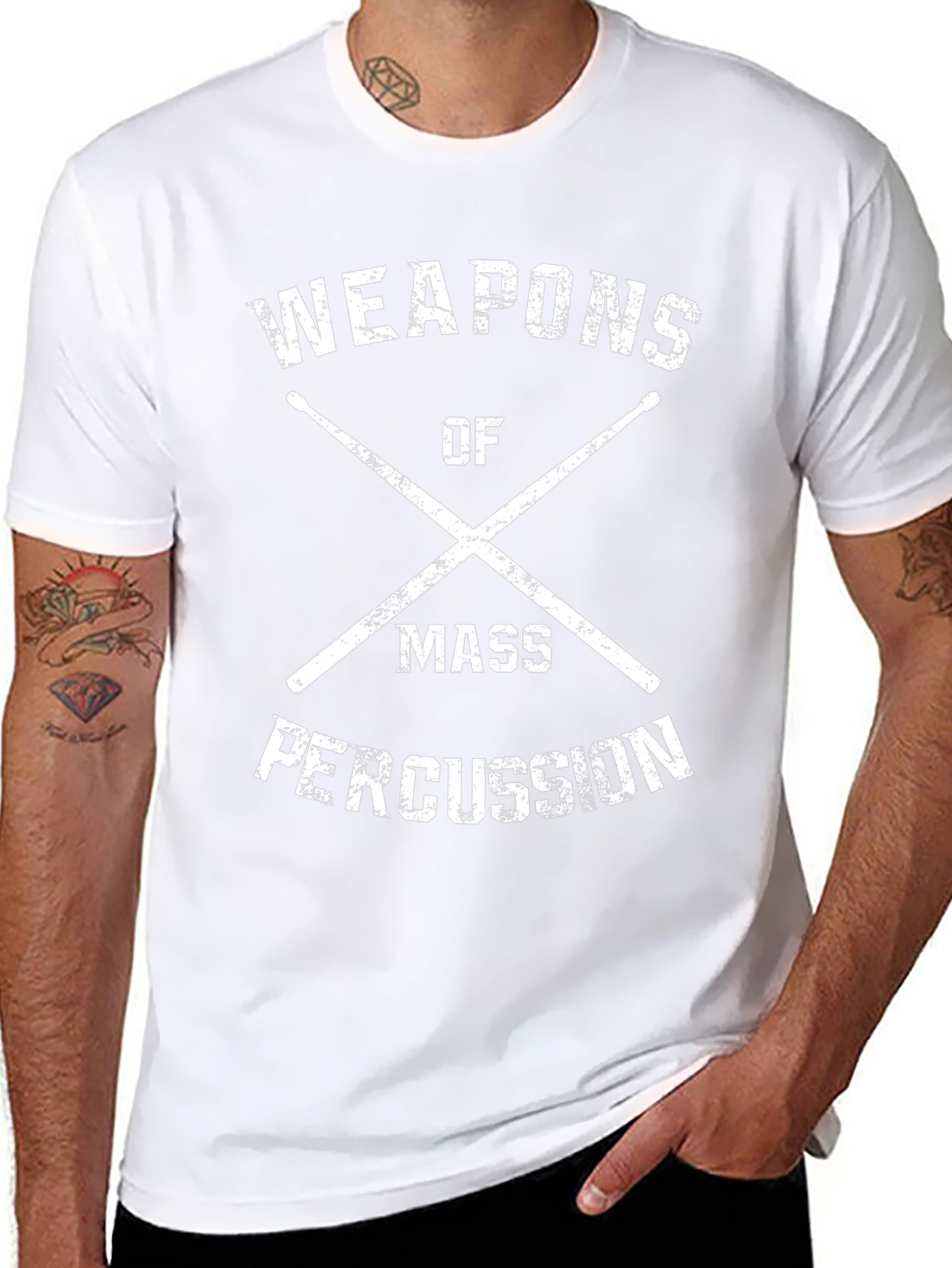 Weapons of Mass Percussion T-Shirt - Drummer Tee