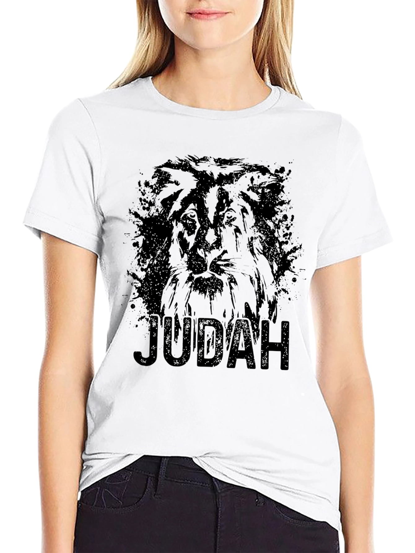 Judah Lion Graphic Tee - Black Mens T-Shirt