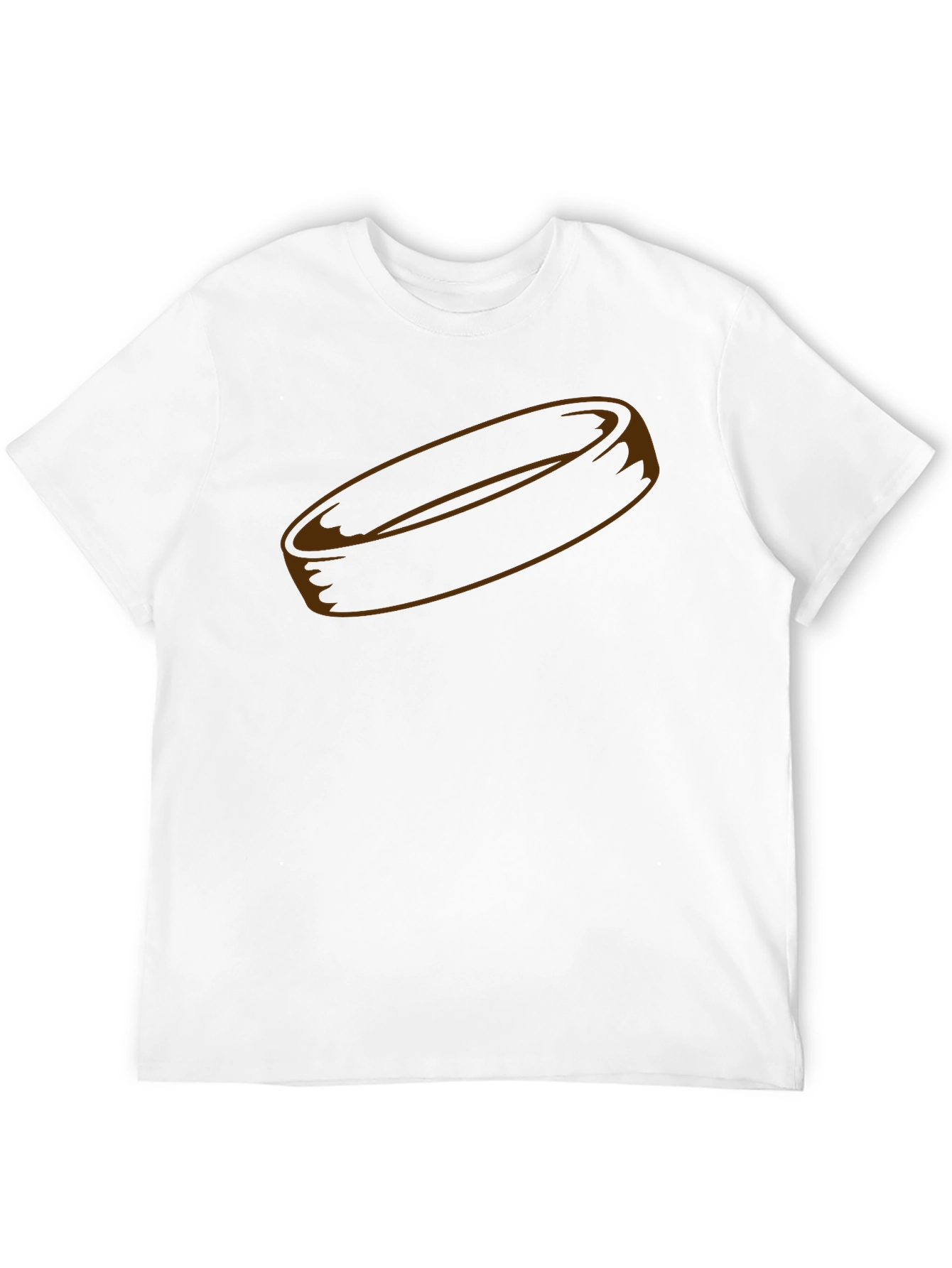 Hockey Puck Graphic T-Shirt