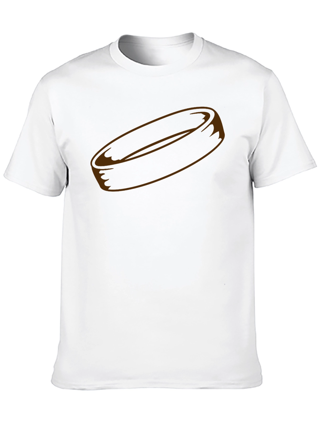 Hockey Puck Graphic T-Shirt