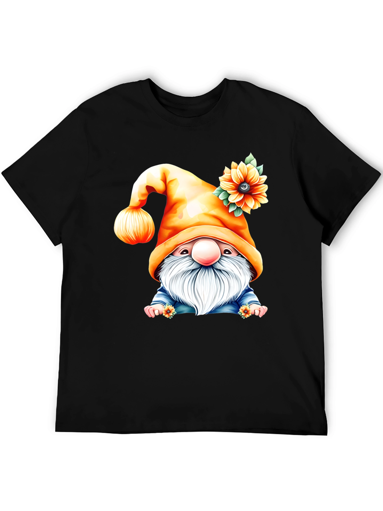 Sunflower Gnome Graphic T-Shirt
