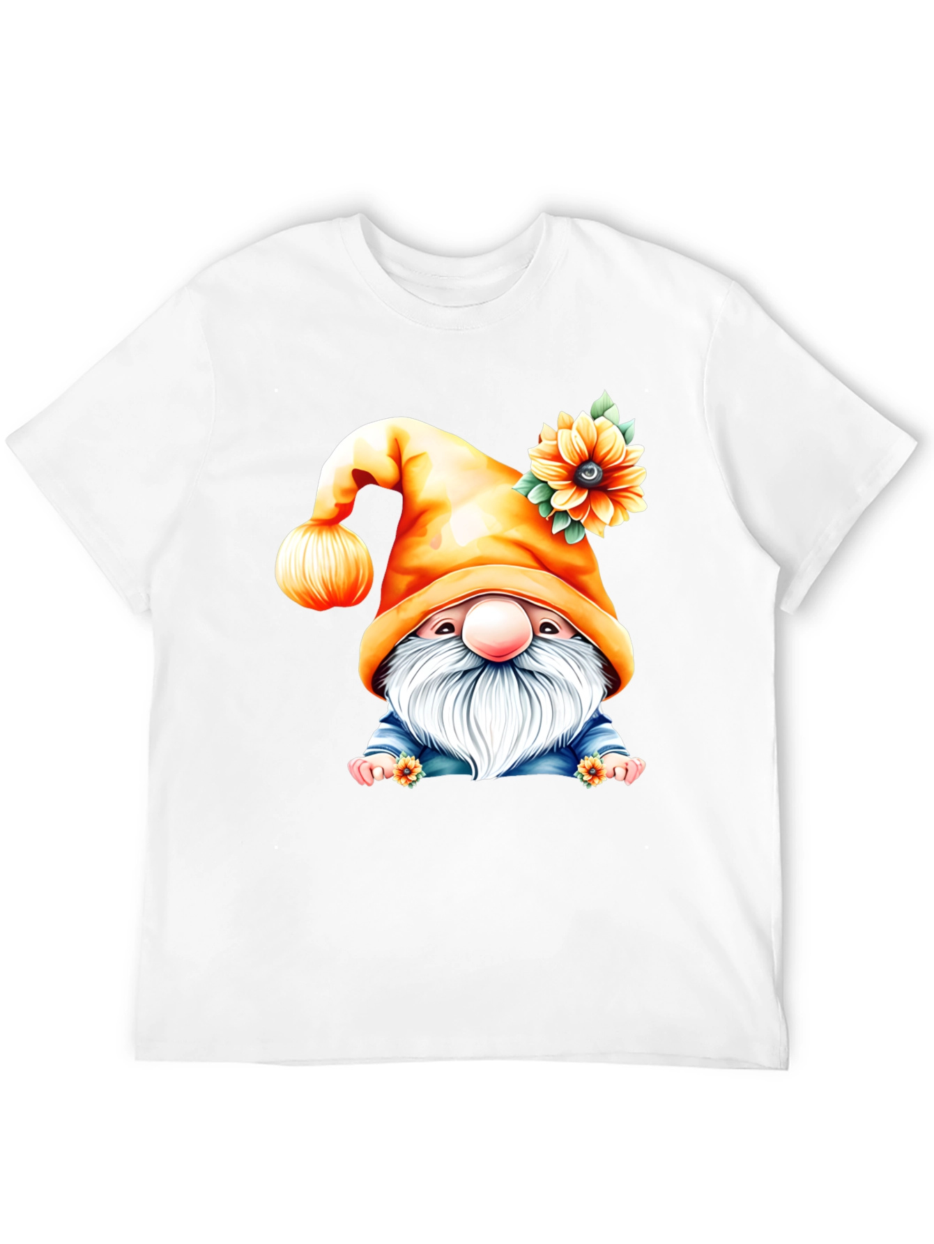 Sunflower Gnome Graphic T-Shirt