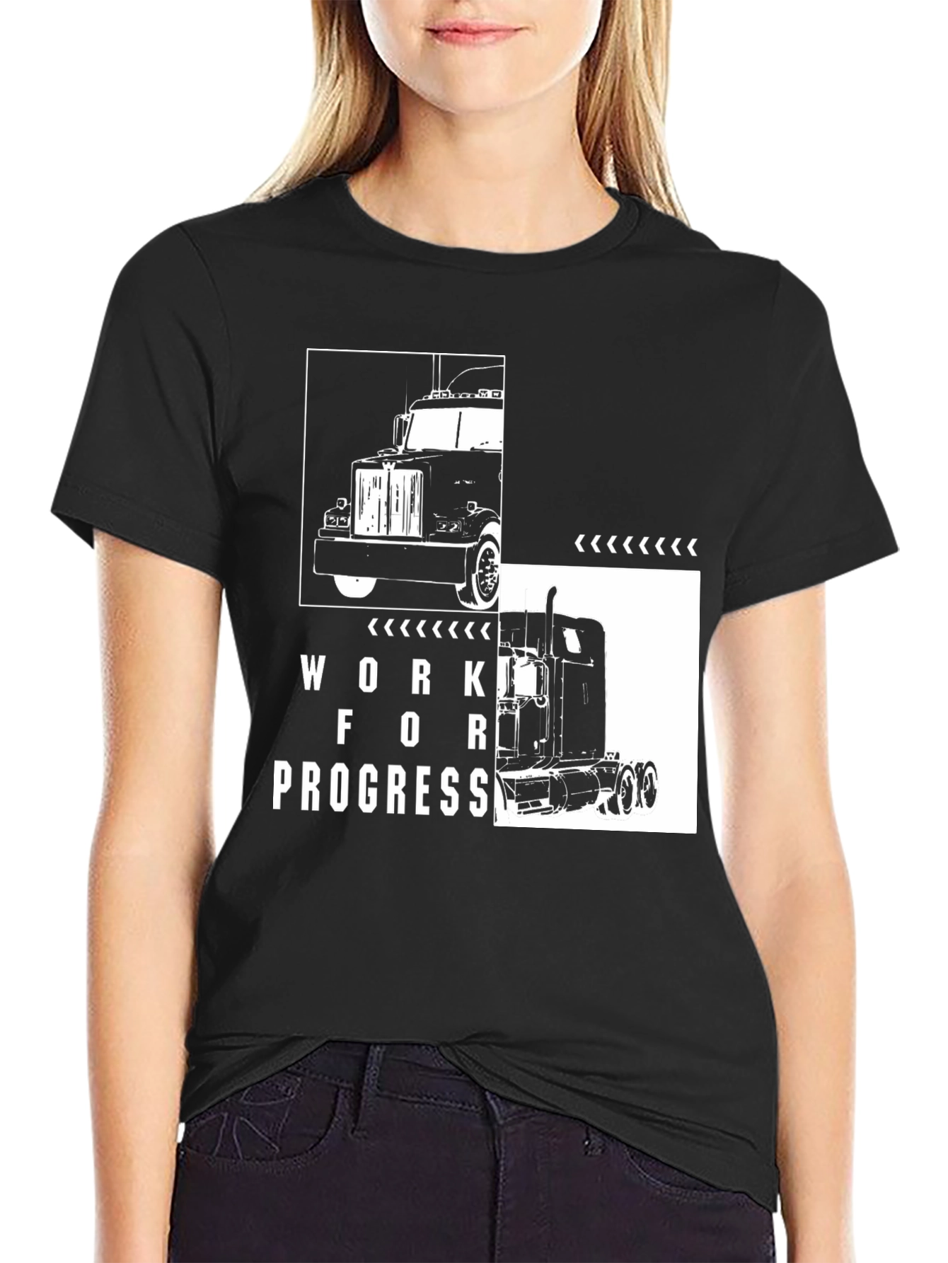 Work for Progress Truck Graphic Tee
