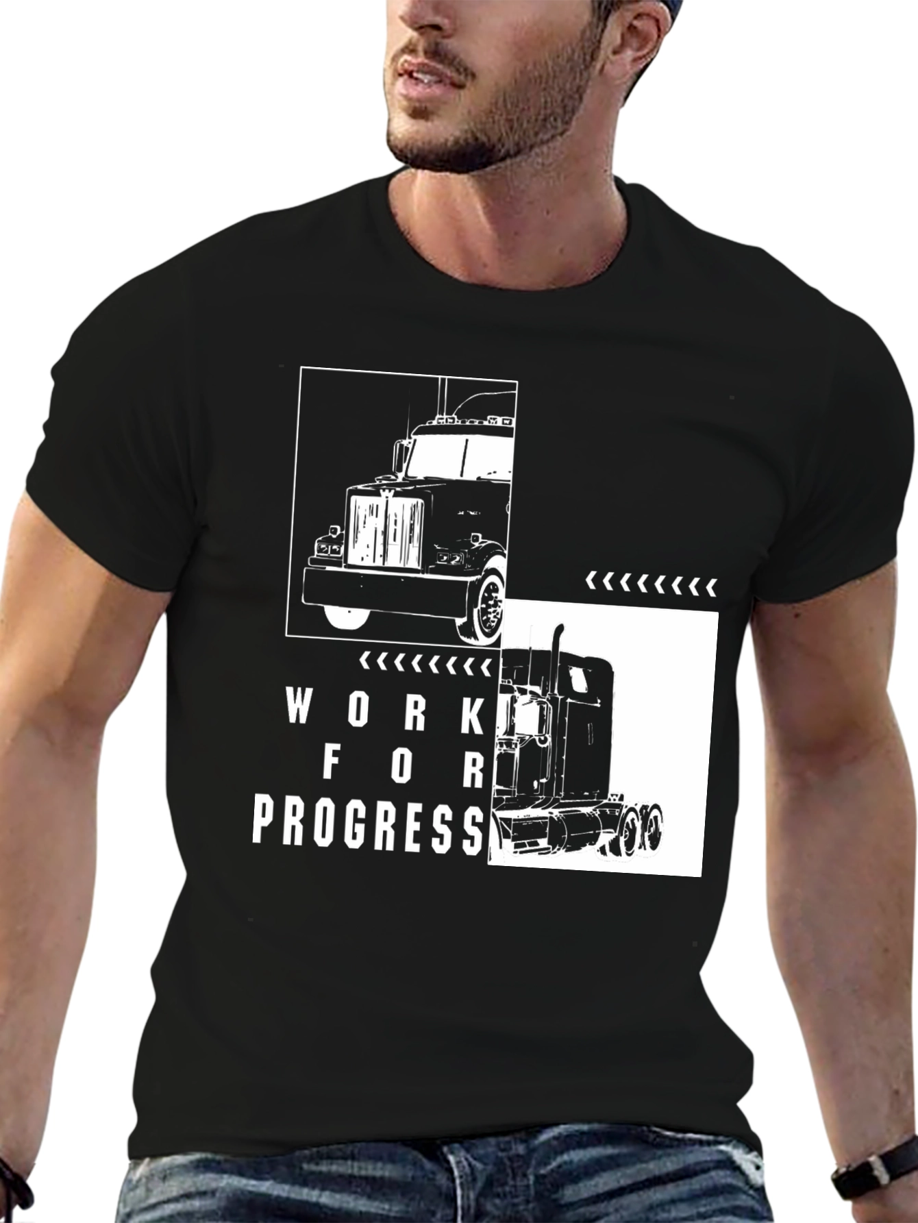 Work for Progress Truck Graphic Tee