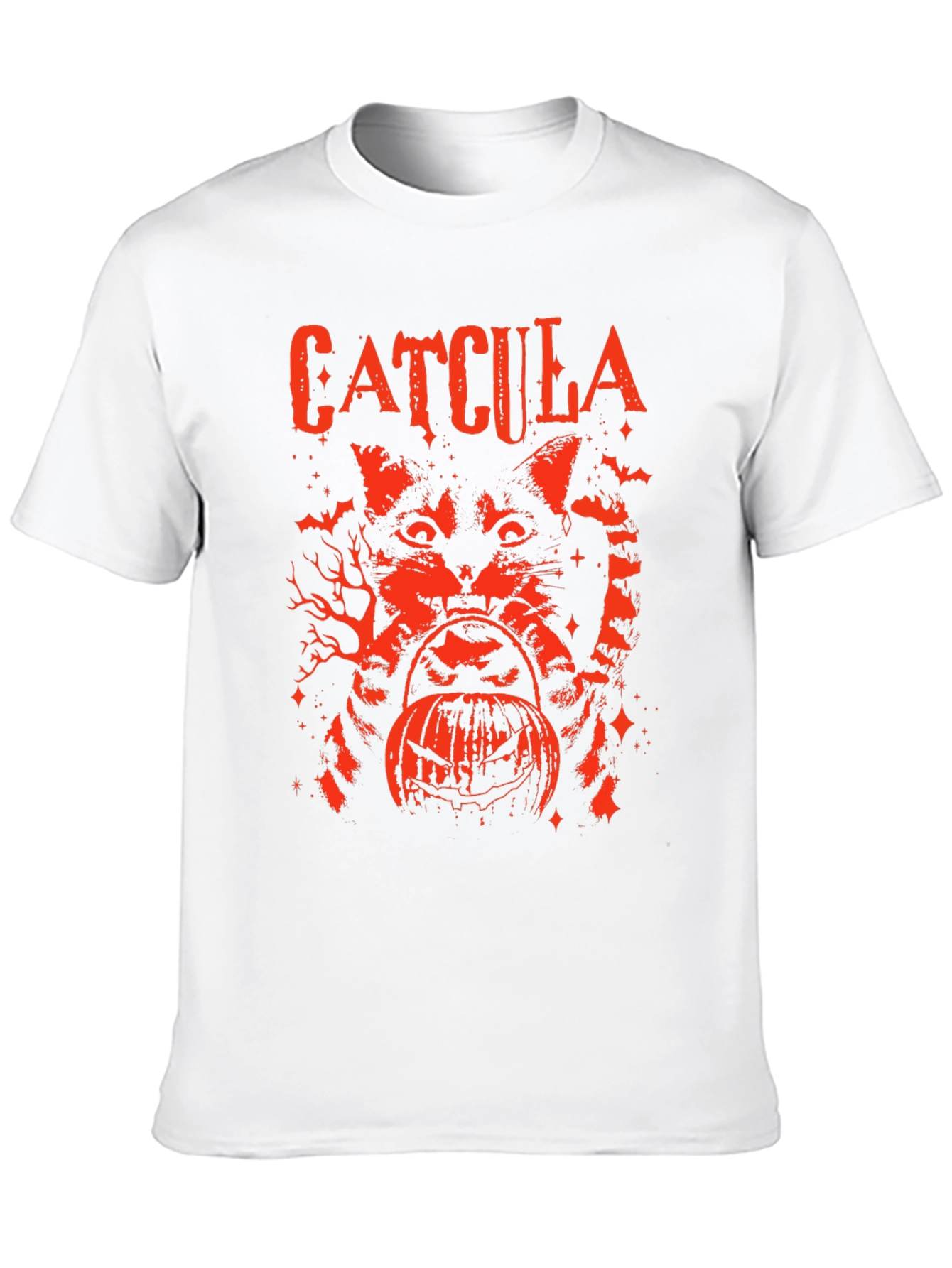 Catcula Halloween T-Shirt - Black