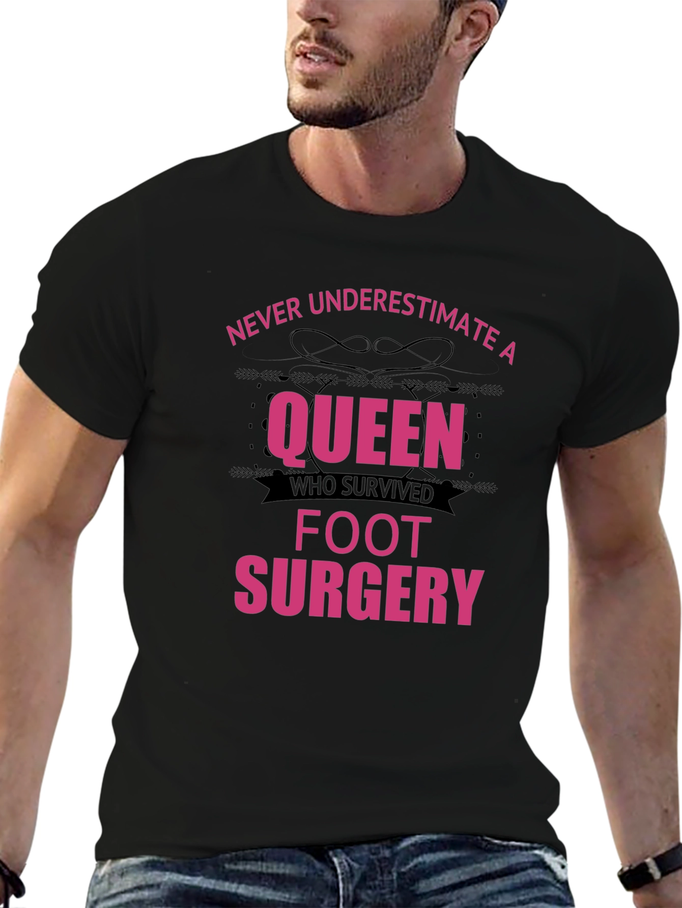 Queen Foot Surgery Survivor T-Shirt