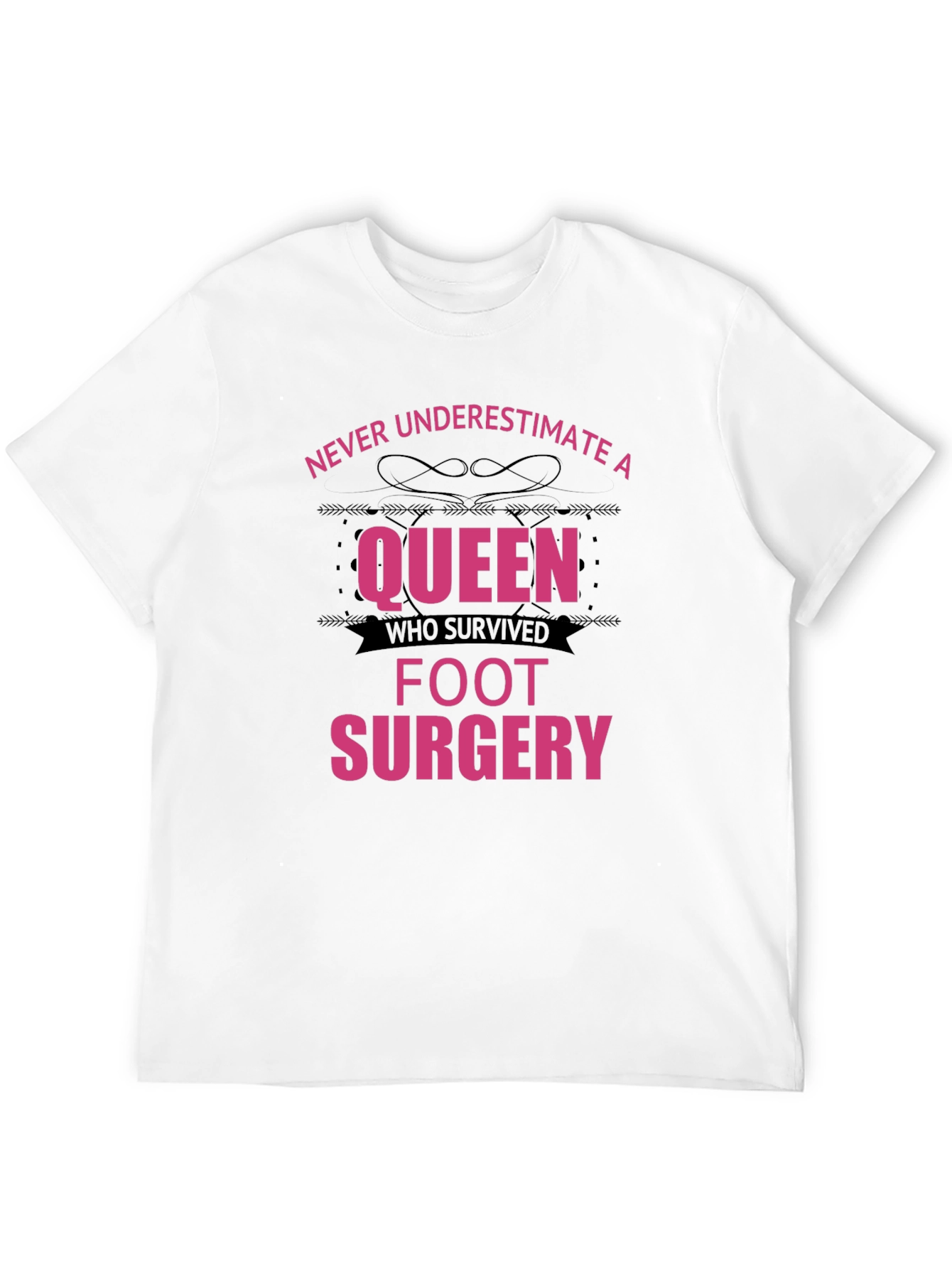 Queen Foot Surgery Survivor T-Shirt