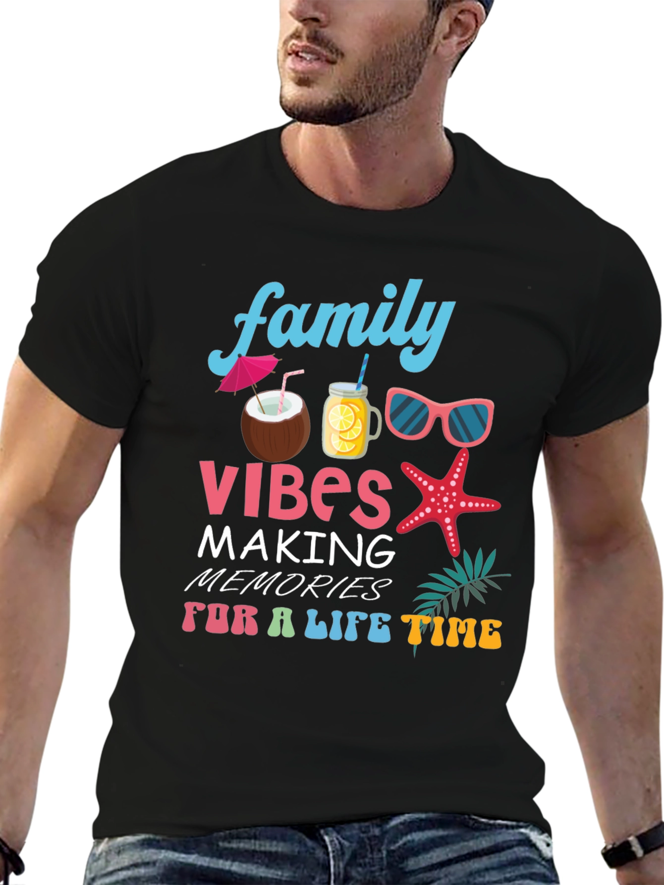 Family Vibes Summer T-Shirt