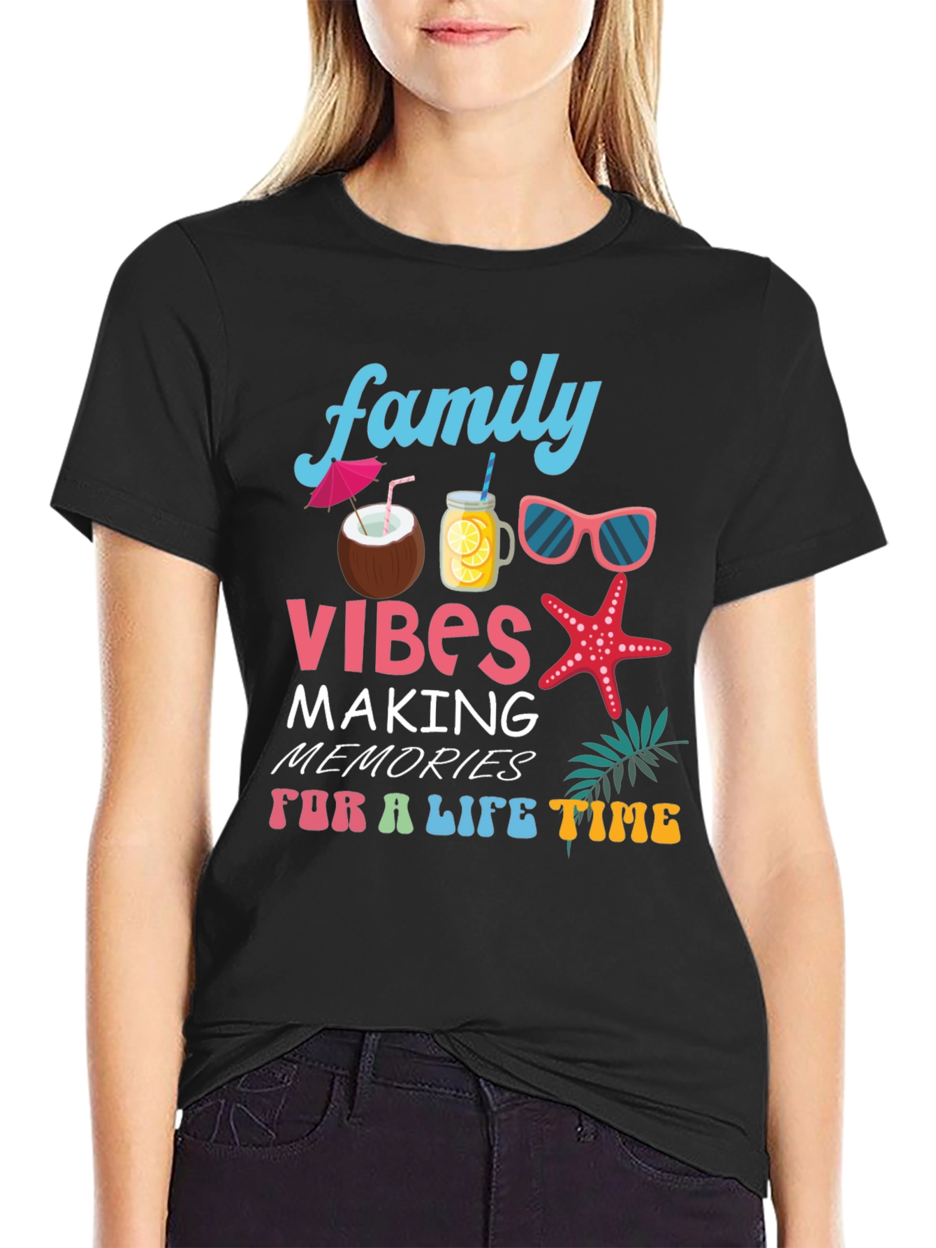 Family Vibes Summer T-Shirt