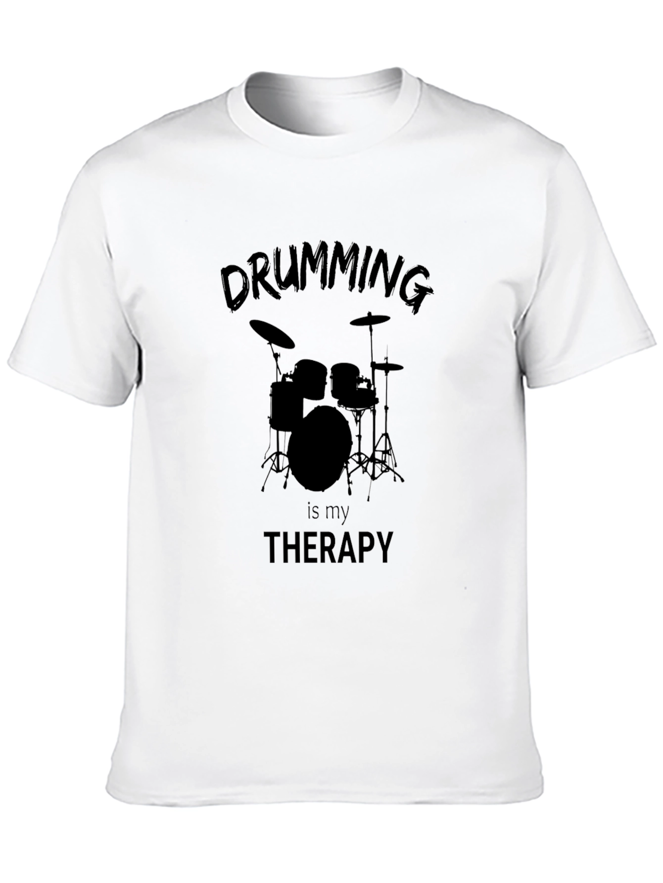 Drumming is My Therapy Graphic T-Shirt
